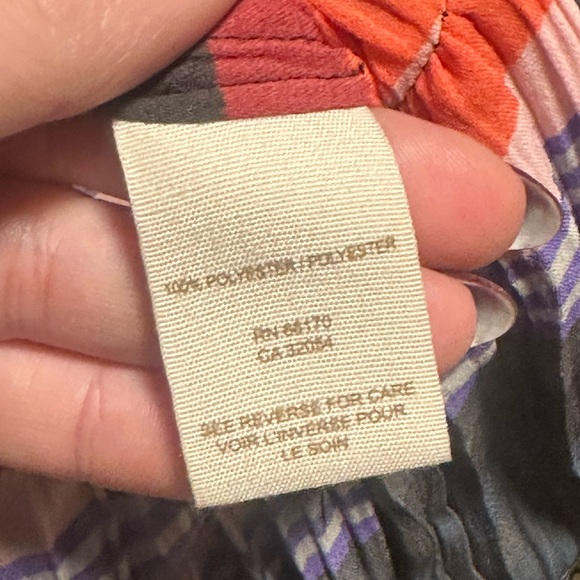 Free People High-Low Maxi Skirt MultiColor Accordion Elastic Waist - Picture 7 of 8